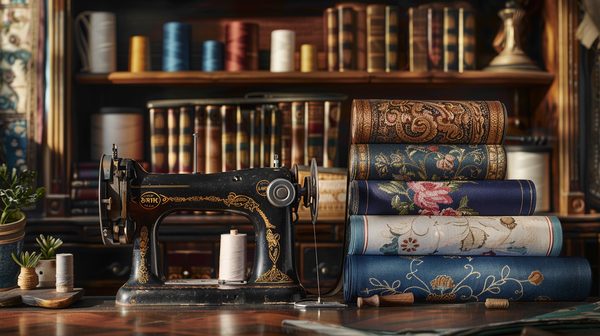 Essentiels de couture : tissus et machines à coudre