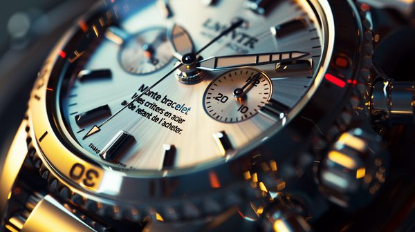 Montre bracelet en acier : les critères essentiels à retenir avant de l'acheter